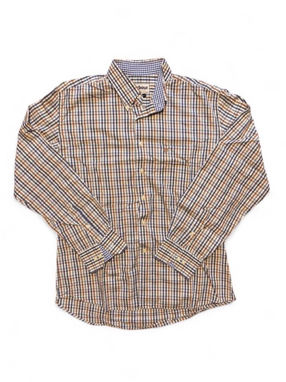 Barbour Men's Long-Sleeve Check Shirt with Chest Pocket